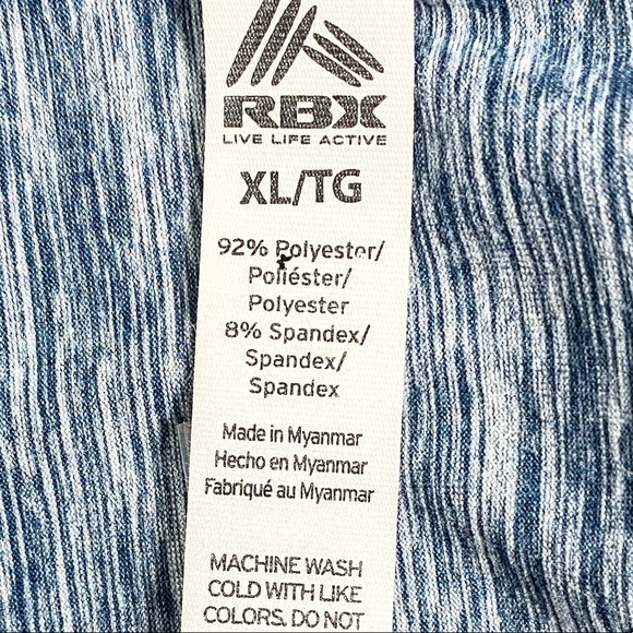 NWT RBX Space Dye Crop Pullover Moisture Wicking Hoodie - Picture 7 of 13